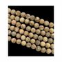 Jewelry - Jasper Landscape matte beads 8mm on a 40cm thread - ARABESK