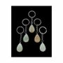 Jewelry - Amazonite A Drop Key Ring 30mm x 5 - ARABESK