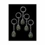 Jewelry - Kambaba Jasper A Teardrop Keyring 30mm x 5 - ARABESK