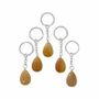 Jewelry - Orange Aventurine A Drop Keychain 30mm x 5 - ARABESK