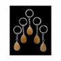 Jewelry - Orange Aventurine A Drop Keychain 30mm x 5 - ARABESK