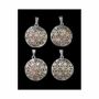 Bijoux - Pendentif Métal Fleur de Vie Rhodonite 25mm x4 - ARABESK
