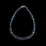 Bijoux - Malachite & Azurite Traitée A Collier Chute Perles 6-14mm 45cm - ARABESK