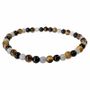 Bracelets - Bracelet Labradorite Oeil de tigre Tourmaline A perles 4mm - ARABESK