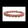 Bracelets - Argentine Rhodochrosite bracelet A 9.5-10.5mm beads - ARABESK