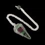 Bijoux - Pendule Rubis Zoïsite Conique 6 faces - ARABESK