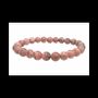 Bracelets - Bracelet Rhodochrosite Argentine A perles 7-8mm - ARABESK