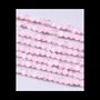 Bijoux - Quartz Rose Facettée A perles 3mm sur fil 40cm - ARABESK