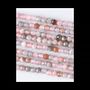 Bijoux - Tourmaline Multicolore Facettée AA perles 3mm sur fil 40cm - ARABESK