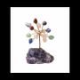 Bijoux - Arbre de Vie 7 Chakras sur Druse Amethyste 8cm - ARABESK