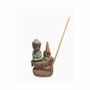 Scents - Green Buddha Ceramic Backflow Incense Holder 12cm - ARABESK