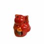 Candlesticks and candle holders - Red Owl Candle Holder 10cm - ARABESK