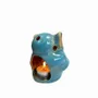 Bougeoirs et photophores - Bougeoir Hibou Bleu 10cm - ARABESK