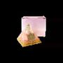 Bijoux - Orgonite Pyramide Cristal de Roche & Quartz Rose Fleur de Vie Pentacle - ARABESK