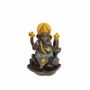 Senteurs - Porte Encens Backflow Ganesh Lotus - Vert 11cm - ARABESK