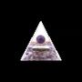 Jewelry - Orgonite Pyramid Amethyst Metatron - ARABESK