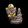 Senteurs - Porte Encens Backflow Ganesh Gold 11cm - ARABESK