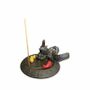 Senteurs - Porte Encens Backflow Dragón/Poisson Koi 17cm - ARABESK
