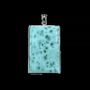 Jewelry - 925 Silver Larimar AA Pendant 19.54g - ARABESK