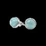 Jewelry - 925 Silver Earrings Amazonite AA 8mm - ARABESK