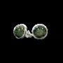 Jewelry - 925 Silver Earrings Moss Agate AA 8mm - ARABESK