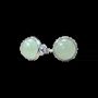 Jewelry - 925 Silver Green Aventurine Earrings A 8mm - ARABESK