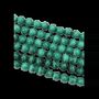 Jewelry - Clear Malachite AA beads 8-9mm on 40cm wire - ARABESK
