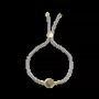 Bracelets - Round Faceted Labradorite Brass Rope Bracelet 12mm - ARABESK