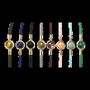 Bracelets - Round Faceted Labradorite Brass Rope Bracelet 12mm - ARABESK