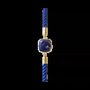 Bracelets - Bracelet Corde Laiton Lapis Lazuli Carré Facetté 11mm - ARABESK