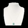 Bijoux - Colliers Argent 925 Pierre Percée Amazonite AA 14mm - ARABESK