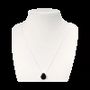 Bijoux - Colliers Argent 925 Pierre Percée Obsidienne Noire A 14mm - ARABESK