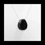 Bijoux - Colliers Argent 925 Pierre Percée Obsidienne Noire A 14mm - ARABESK