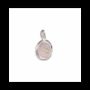 Jewelry - 925 Silver Oval Pendant Rose Quartz AA 13mm - ARABESK