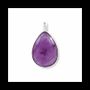 Bijoux - Pendentif Goutte Argent 925 Amethyste AA 23.5mm - ARABESK
