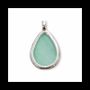 Jewelry - Amazonite 925 Silver Drop Pendant 23.5mm - ARABESK