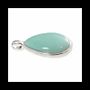 Jewelry - Amazonite 925 Silver Drop Pendant 23.5mm - ARABESK