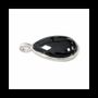 Jewelry - 925 Silver Drop Pendant Black Obsidian AA 23.5mm - ARABESK