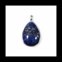 Jewelry - 925 Silver Lapis Lazuli AA Drop Pendant 23.5mm - ARABESK