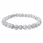 Bracelets - Bracelet Blue Chalcedony Ribbon A beads 6mm - ARABESK