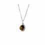 Jewelry - 925 Silver Necklace with AA 10mm Tiger Eye Ball Pendant - ARABESK