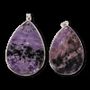 Bijoux - Pendentif Argent 925 Charoite AA 2 pièces 23.83g - ARABESK
