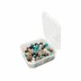Bijoux - Boite de rangement perles en plastique 5.5cm x12 - ARABESK