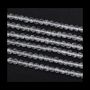 Bijoux - Cristal de Roche Facettée A perles 3mm sur fil 40cm - ARABESK