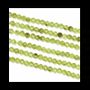 Jewelry - Faceted Peridot A beads 3mm on 40cm wire - ARABESK