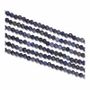 Jewelry - Faceted Blue Sapphire AB beads 3mm on 40cm wire - ARABESK