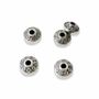 Bijoux - Perles charm's Intercalaire Toupie Tribal Argentée 6mm x100 - ARABESK