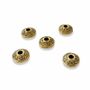 Jewelry - Gold Tribal Spinning Top Spacer Charm Beads 6mm x100 - ARABESK