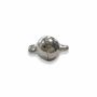 Jewelry - Silver Metal Magnetic Ball Clasp 8mm x20 - ARABESK