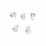 Bijoux - Fermoirs Boucles d'Oreilles en Silicone Transparent 4-5mm x100 - ARABESK